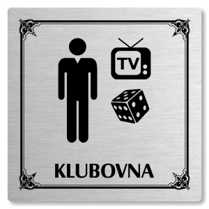 Klubovna, 148x148mm, stříbrná, Nebraska